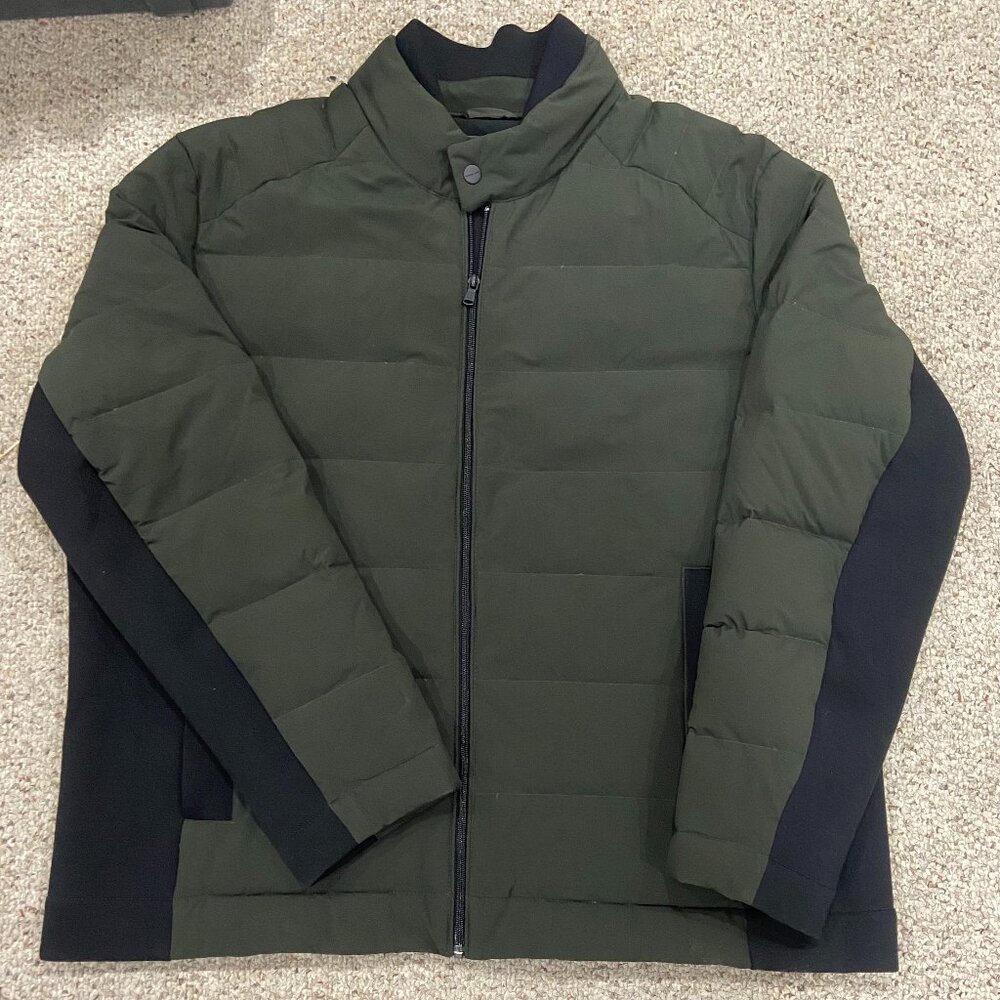 Michael Kors Men's Dark Green/Black Jacket - Size 2XB